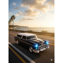 Telkur WS-1955 Nostaljik Araba Görünümlü Bluetooth,hafıza Kartı,usb Bellek,aux ve Radyo Destekli Hoparlör Siyah