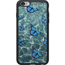 iPhone 6 Plus / 6s Plus Uyumlu Kelebek Tasarımlı Glossy Premium Kılıf