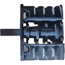 Universal Fırın Komutatör 4 Konum Çevirmeli Anahtar 3+3 (16A 220V)