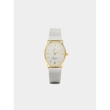 Parfois Kadın Paslanmaz Çelik Metal Oval Iki Renkli Saat