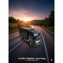 Telkur WS-691 Nostaljik Tır Görünümlü Güneş Enerjili Bluetooth,hafıza Kartı,usb Bellek,aux ve Radyo Destekli Hoparlör Siyah