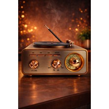 Telkur MD-1217BT Nostaljik Radyo Görünümlü Bluetooth,hafıza Kartı,usb Bellek,aux ve Radyo Destekli Hoparlör