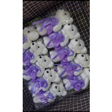 Mutkin Strafor Ayı Boy 11 cm Paket 10 Lü (10 Adet) Lila