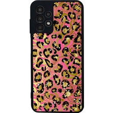Samsung Galaxy A13 Uyumlu Hologram Leopar Tasarımlı Glossy Premium Kılıf