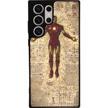 Samsung Galaxy S24 Ultra Uyumlu  Iron Man ( Demir Adam ) Tasarımlı Glossy Premium Kılıf