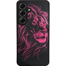 Samsung Galaxy S25 Uyumlu Aslan Tasarımlı Glossy Premium Kılıf