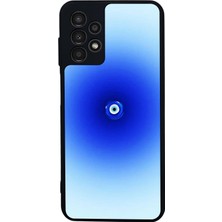 Samsung Galaxy A13 Uyumlu Nazar Tasarımlı Glossy Premium Kılıf