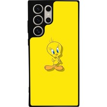 Samsung Galaxy S23 Ultra Uyumlu Tweety Tasarımlı Glossy Premium Kılıf