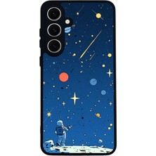 Samsung Galaxy A16 Uyumlu Uzay Tasarımlı Glossy Premium Kılıf