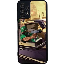 Samsung Galaxy A13 Uyumlu Gta Tasarımlı Glossy Premium Kılıf