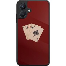 Samsung Galaxy A07 Uyumlu Kirmizi Tasarımlı Glossy Premium Kılıf