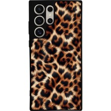 Samsung Galaxy S24 Ultra Uyumlu Leopar Tasarımlı Glossy Premium Kılıf