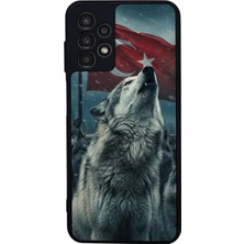 Samsung Galaxy A23 Uyumlu Bozkurt Tasarımlı Glossy Premium Kılıf