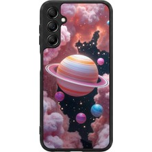 Samsung Galaxy A14 Uyumlu Uzay Tasarımlı Glossy Premium Kılıf