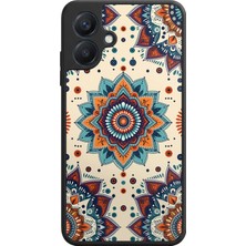 Samsung Galaxy A07 Uyumlu Mandaal Tasarımlı Glossy Premium Kılıf