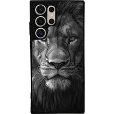 Samsung Galaxy S22 Ultra Uyumlu Aslan Tasarımlı Glossy Premium Kılıf