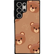 Samsung Galaxy S23 Ultra Uyumlu Ayı Tasarımlı Glossy Premium Kılıf