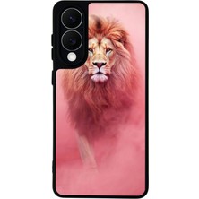 Samsung Galaxy S25 Edge Uyumlu Aslan Tasarımlı Glossy Premium Kılıf