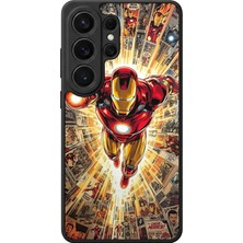 Samsung Galaxy S26 Ultra Uyumlu Iron Man ( Demir Adam ) Tasarımlı Glossy Premium Kılıf