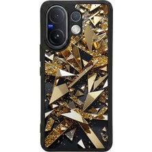 Vivo V60 Uyumlu Mermer Marble Tasarımlı Glossy Premium Kılıf