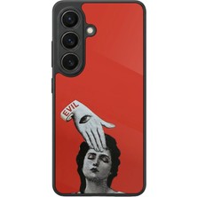 Samsung Galaxy S26 Uyumlu Kirmizi Tasarımlı Glossy Premium Kılıf