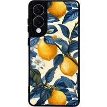 Samsung Galaxy S25 Edge Uyumlu Limon Tasarımlı Glossy Premium Kılıf