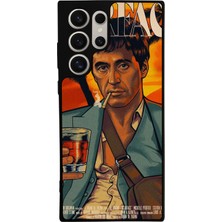 Samsung Galaxy S24 Ultra Uyumlu Scarface Tasarımlı Glossy Premium Kılıf