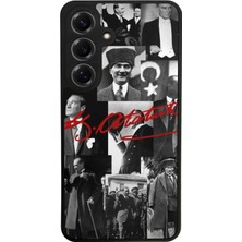 Samsung Galaxy S25 Uyumlu Mustafa Kemal Ataturk Tasarımlı Glossy Premium Kılıf