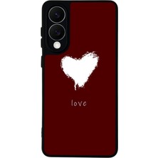 Samsung Galaxy S25 Edge Uyumlu Kalp Love Tasarımlı Glossy Premium Kılıf