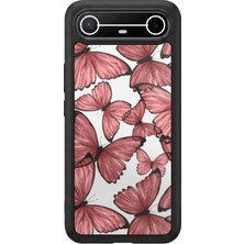 Tecno Spark Slim 5g Uyumlu Kelebek Tasarımlı Glossy Premium Kılıf