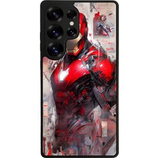 Samsung Galaxy S25 Ultra Uyumlu Iron Man ( Demir Adam ) Tasarımlı Glossy Premium Kılıf