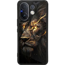Vivo V60 Uyumlu Aslan Tasarımlı Glossy Premium Kılıf