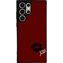Samsung Galaxy S22 Ultra Uyumlu Kalp Love Tasarımlı Glossy Premium Kılıf