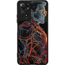 Xiaomi Redmi Note 11 Pro / 12 Pro Uyumlu Iron Man ( Demir Adam ) Tasarımlı Glossy Premium Kılıf