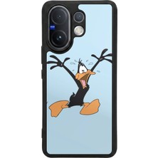 Vivo V60 Uyumlu Daffy Duck Tasarımlı Glossy Premium Kılıf