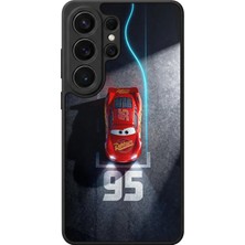 Samsung Galaxy S26 Ultra Uyumlu Şimsek Mcqueen Tasarımlı Glossy Premium Kılıf