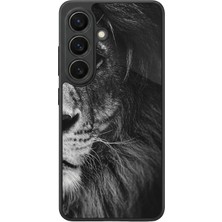 Samsung Galaxy S26 Uyumlu Aslan Tasarımlı Glossy Premium Kılıf