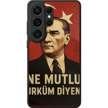 Samsung Galaxy S26 Ultra Uyumlu  Mustafa Kemal Ataturk Tasarımlı Glossy Premium Kılıf