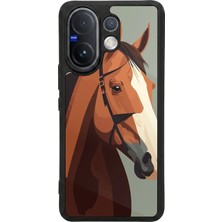 Vivo V60 Uyumlu At Horse Tasarımlı Glossy Premium Kılıf
