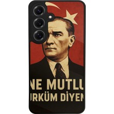 Samsung Galaxy S25 Uyumlu  Mustafa Kemal Ataturk Tasarımlı Glossy Premium Kılıf