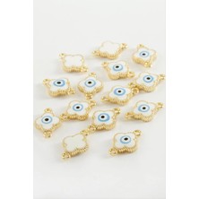 MidasTech Çiçek Çift Kulplu Mineli Bileklik ve Kolye Ucu Aparatı 1 Adet Nemere