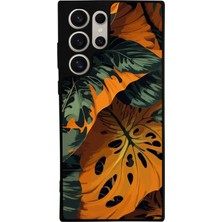 Samsung Galaxy S22 Ultra Uyumlu Botanik Tasarımlı Glossy Premium Kılıf