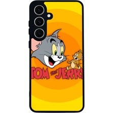 Samsung Galaxy S24FE Uyumlu Tom And Jerry Tasarımlı Glossy Premium Kılıf