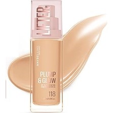 SHC4200 New York Lifter Niasinamid ve Hyalüronik Asit Içeren Aydınlatan Fondöten - 118