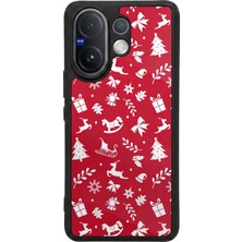 Vivo V60 Uyumlu Yilbasi Christmas Tasarımlı Glossy Premium Kılıf