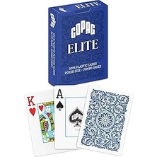 SHC4200 Copag ELITE%100 Plastik Oyun Kartları, Poker Boyu Endeks Tek Deste,