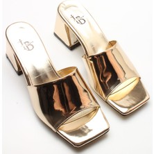 İdil Idil   Altın Rugan Kadın Terlik