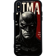 iPhone Xs Max Uyumlu Batman Tasarımlı Glossy Premium Kılıf