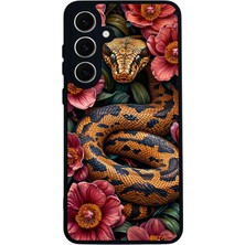 Samsung Galaxy S24FE Uyumlu Yılan Tasarımlı Glossy Premium Kılıf