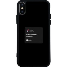 iPhone Xs Max Uyumlu Sarki Sozleri Tasarımlı Glossy Premium Kılıf